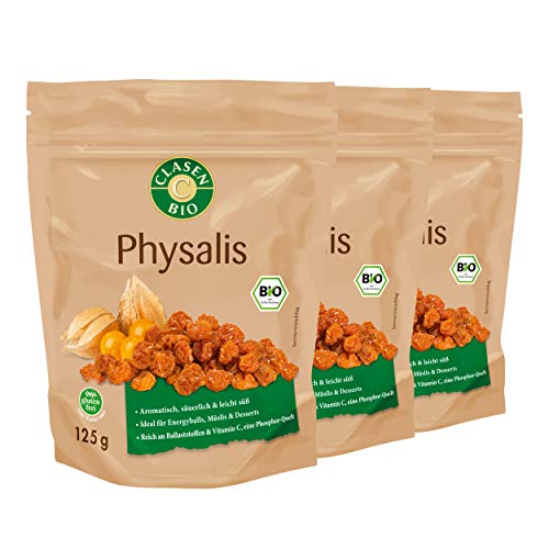 3x CLASEN BIO Physalis - 125g von Clasen Bio