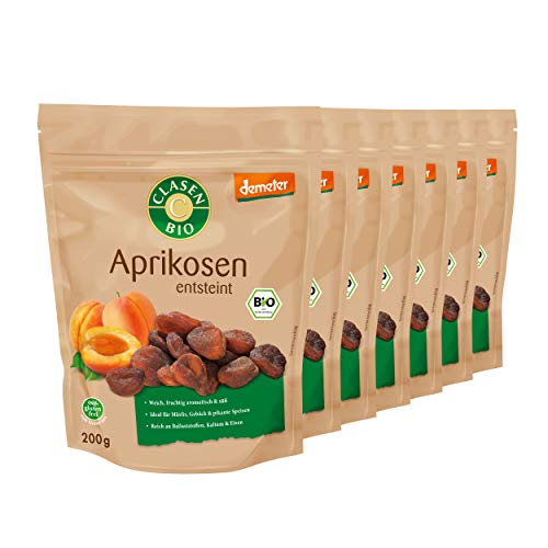 7x CLASEN BIO Demeter Aprikosen - 200g von Clasen Bio