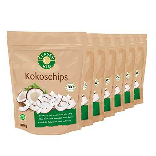 7x CLASEN BIO Kokoschips - 100g von Clasen Bio