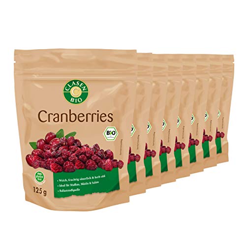 8x CLASEN BIO Cranberries - 125g von Clasen Bio