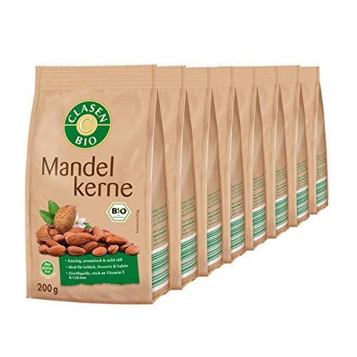 8x CLASEN BIO Mandelkerne - 200g von Clasen Bio