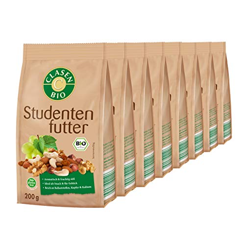 8x CLASEN BIO Studentenfutter - 200g von Clasen Bio