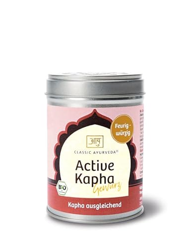 Classic Ayurveda - Bio Active Kapha Gewürz - 70 g - Aromatische Mischung scharfer Gewürze für vielseitiges Würzen von Classic Ayurveda