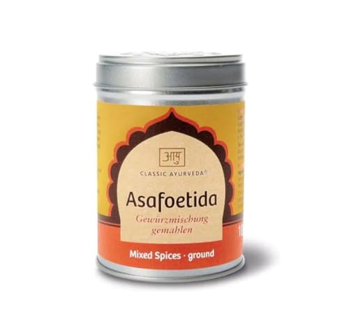 Classic Ayurveda - Asafoetida Gewürzmischung - 100 g - Kraftvolles Aroma, der perfekte Knoblauchersatz von Classic Ayurveda