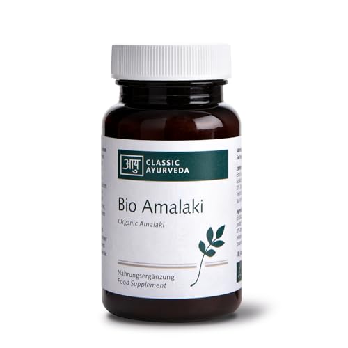 Classic Ayurveda - Bio Amla (Amalaki) Tabletten - 60 g (ca. 150 Tabletten) - Die wichtigste Frucht im Ayurveda zum Ausgleich aller drei Doshas von Classic Ayurveda