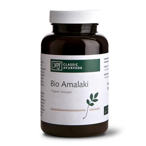 Classic Ayurveda - Bio Amla (Amalaki) Tabletten - 180 g (ca. 450 Tabletten) - Die wichtigste Frucht im Ayurveda zum Ausgleich aller drei Doshas von Classic Ayurveda