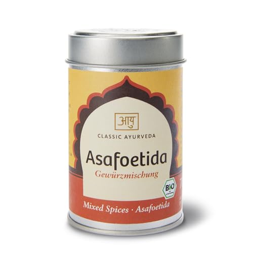 Classic Ayurveda - Bio Asafoetida Gewürzmischung - 70 g - Kraftvolles Aroma, der perfekte Knoblauchersatz von Classic Ayurveda