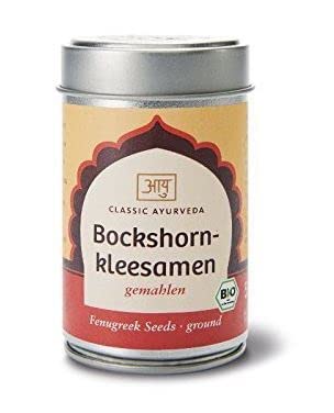 Classic Ayurveda - Bio Bockshornklee-Samen, gemahlen, 1er Pack (1 x 50g) - BIO von Classic Ayurveda