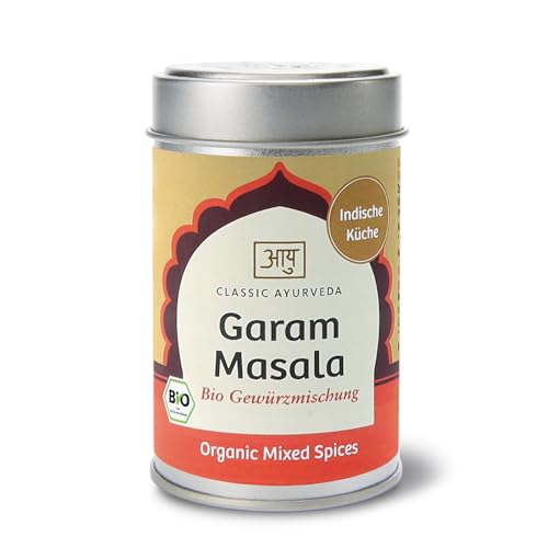 Classic Ayurveda - Bio Garam Masala Gewürzmischung - 50 g - Authentisch indischer Geschmack für Gemüse und Hülsenfrüchte von Classic Ayurveda