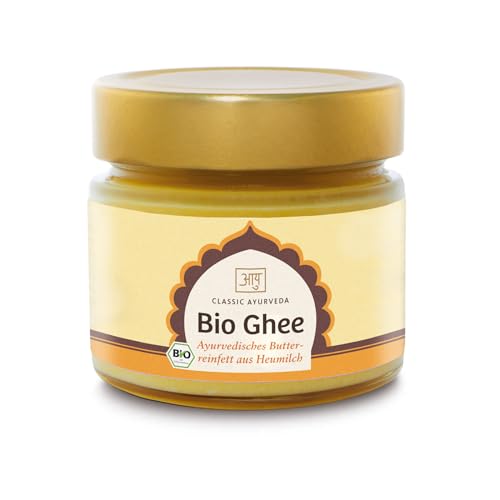 Classic Ayurveda - Bio Ghee aus Heumilch g.t.S. - 170 g - Strahlend golden, nussig, ideal für Braten, Backen und Dünsten von Classic Ayurveda