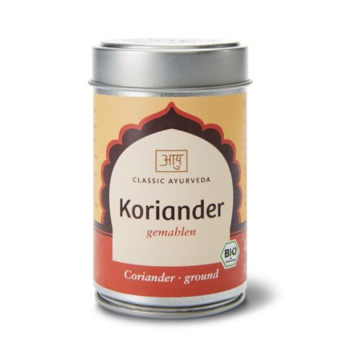 Classic Ayurveda - Bio Koriander gemahlen - 40 g - Vielseitiges Gewürz mit kräftigem Aroma von Classic Ayurveda