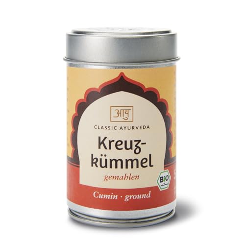 Classic Ayurveda - Bio Kreuzkümmel (gemahlen) - 50 g - Verfeinert Hülsenfrüchte und Kohlgerichte von Classic Ayurveda