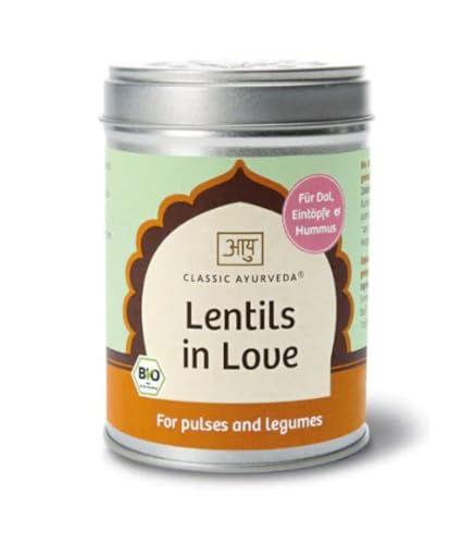 Classic Ayurveda Bio Lentils in Love Gewürz | Für Hülsenfrüchte | 80 g von Classic Ayurveda