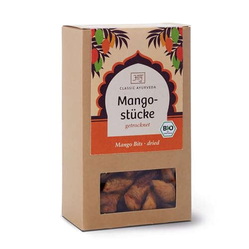 Classic Ayurveda - Bio Mangostücke - 100 g - Getrocknete Köstlichkeit der Ayurvedaküche von Classic Ayurveda