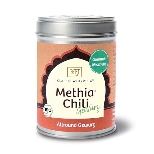 Classic Ayurveda - Bio Methia® Chili Gewürz - 100 g - Pikante Gourmet-Mischung für Vollmundigkeit von Classic Ayurveda