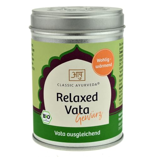 Classic Ayurveda - Bio Relaxed Vata - 70 g - Ayurvedische Mischung zur Harmonisierung des Vata-Typs von Classic Ayurveda