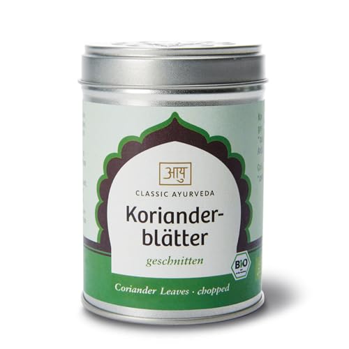 Classic Ayurveda - Bio geschnittene Korianderblätter - 15g - Würziges Aroma für vielseitige Gerichte von Classic Ayurveda