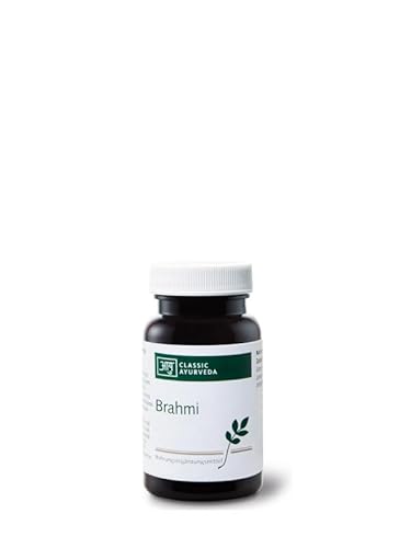 Classic Ayurveda – Brahmi, Bacopa monnieri (Tabletten) – 60 g (ca. 150 Tabletten) – Hochwertige Kräutertabletten aus nachhaltigem Anbau, frei von Zusatzstoffen, nach HACCP-Qualitätsmanagement geprüft von Classic Ayurveda