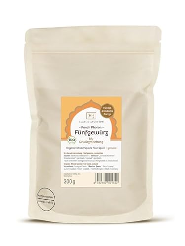 Classic Ayurveda - Fünfgewürz Gewürzmischung, bio - 300 g von Classic Ayurveda