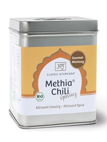 Classic Ayurveda - Bio Methia® Chili Gewürz - 300 g - Pikante Gourmet-Mischung für Vollmundigkeit von Classic Ayurveda