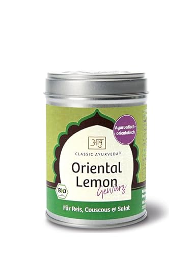 Classic Ayurveda - Bio Oriental Lemon Garden Gewürzmischung - 70 g - Verzaubert mit Aromen des Morgenlandes von Classic Ayurveda