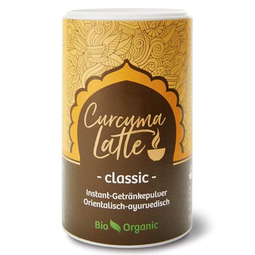 Curcuma Latte Bio | Ayurvedisches Bio Getränkepulver | 220g (Bio) von Classic Ayurveda