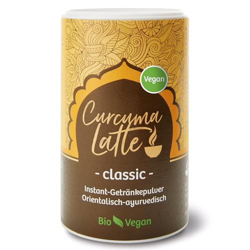 Curcuma Latte Bio | Ayurvedisches Bio Getränkepulver | 220g (Bio vegan) von Classic Ayurveda