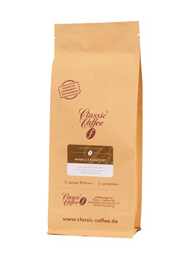 Arabica, 2 x geröstet - 250g - Gemahlen von Classic Caffee