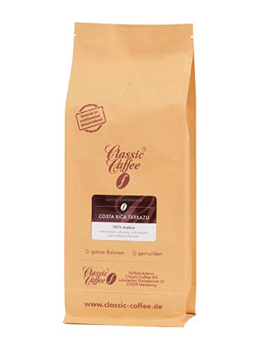 Costa Rica Tarrazu - 500g - Ganze Bohne von Classic Caffee