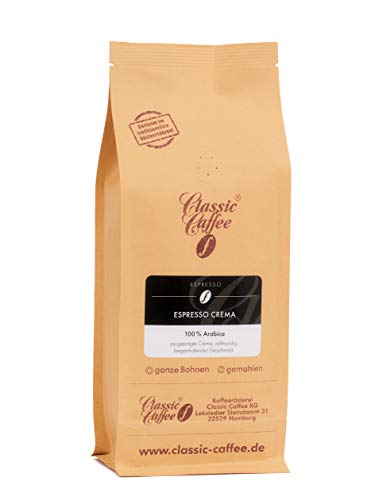 Espresso Crema - 250g - Gemahlen von Classic Caffee