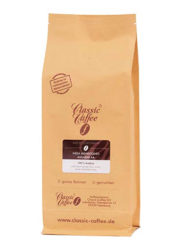 India Monsooned Malabar AA - 1000g - Gemahlen von Classic Caffee