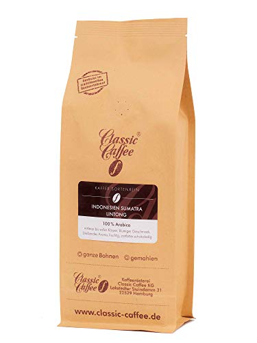 Indonesien Sumatra Lintong - 250g - Ganze Bohne von Classic Caffee