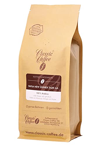 Papua Neu Guinea Sigri AA - 250g - Ganze Bohne von Classic Caffee