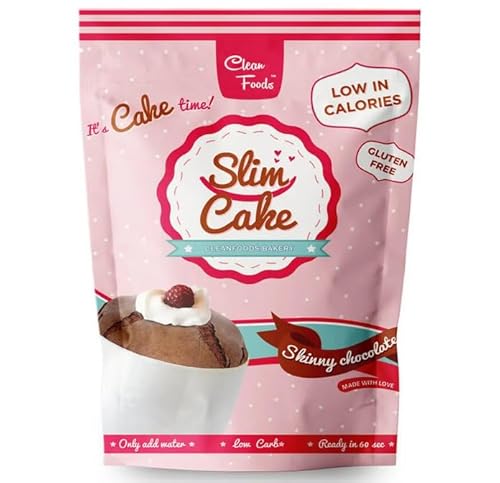 3 x CleanFoods SlimCake 67 Kalorien Tassenkuchen l Schokolade Geschmack l 5 Tassenkuchen I Konjac Glucomannan I Glutenfrei I Zuckerfrei I in 60 Sekunden zubereitet l Mugcake von Clean Foods