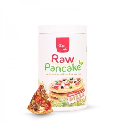 CleanFoods Pfannkuchen Raw Pancake Pizza 425g Packung I Konjac Glucomannan I nur 21 Kalorien je Pancake I Zubereitung in 2 Minuten von Cleanfoods