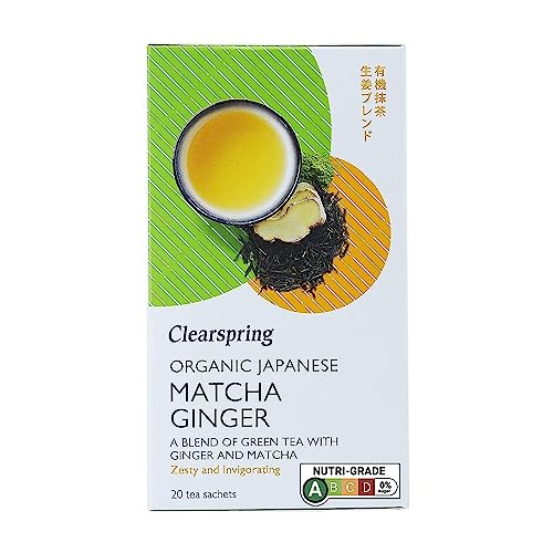 Clearspring Bio Japanischer Matcha Ingwer - 20 Teebeutel von Clearspring