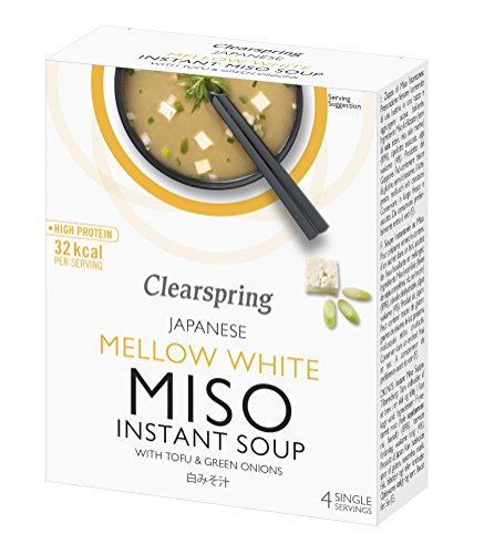 Clearspring | Mellow White Miso Soup + Tofu | 4 x 4x10g von Clearspring