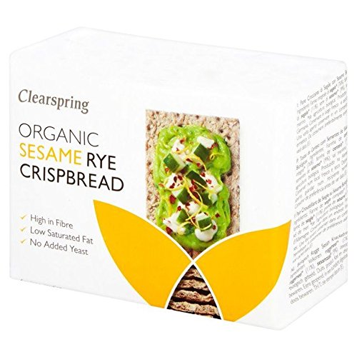 Clearspring Organic Rye Crispbread Sesame 200g von Clearspring