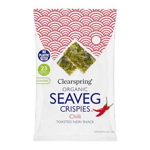 Clearspring | Seaveg Crispies - Chili | 3 x 5 g von Clearspring