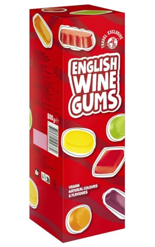 Cloetta English Wine Gums 800g Box - Englisches Weingummi von Cloetta