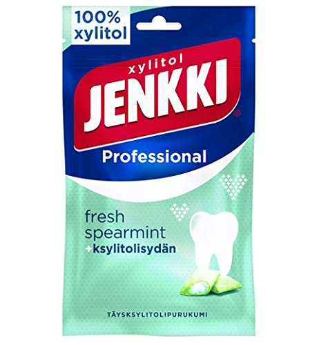 Cloetta Jenkki Xylitol Professional Spearmint Kaugummi 1 Pack of 70g von Cloetta