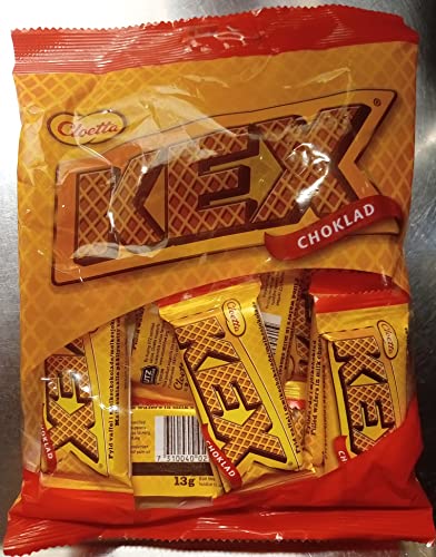 Cloetta Kex Choklad - Schokolade Gefüllt Mini-Wafern 156G von Cloetta