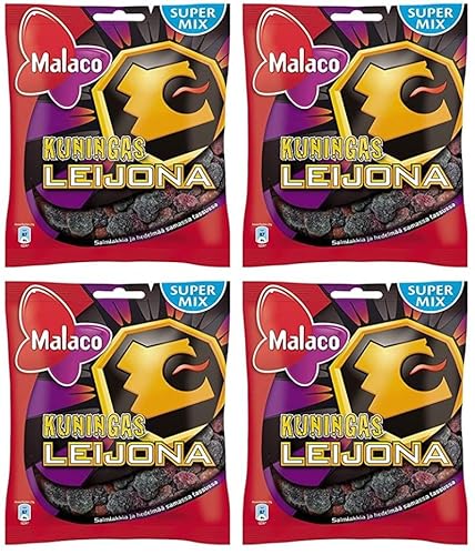 Cloetta Leijona Kuningas confectionery mix Süßigkeiten 4 Pack of 300g von Cloetta