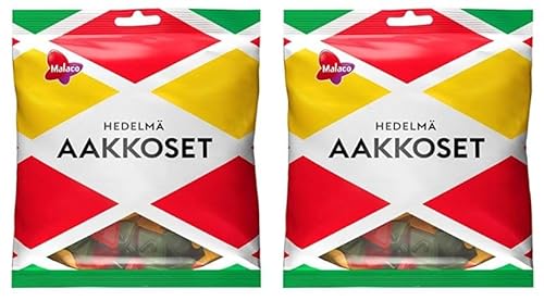 Cloetta Malaco Aakkoset Fruit wine gum Gummiartig 2 Pack of 315g von Cloetta