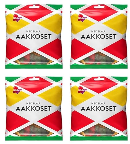 Cloetta Malaco Aakkoset Fruit wine gum Gummiartig 4 Pack of 315g von Cloetta