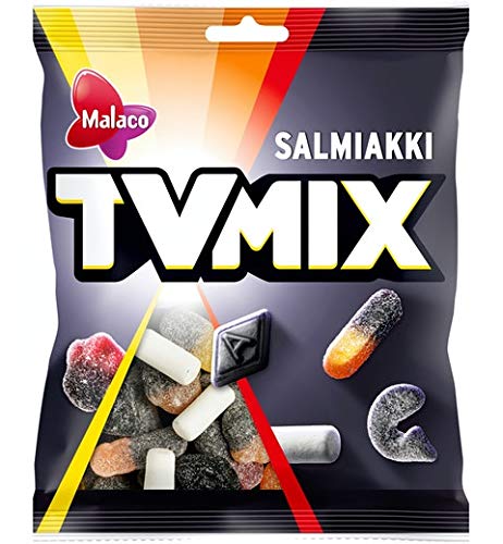 Cloetta Malaco TV Mix Salmiakki Gummiartig 1 Pack of 280g von Cloetta