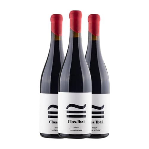 Clos Ibai Tinto Rioja 75 cl Rotwein (Karton mit 3 Flaschen von 75 cl) von Clos Ibai Viticultores