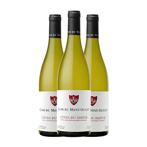 Clos du Mont-Olivet Blanc Côtes du Rhône 75 cl (Schachtel mit 3 Flaschen von 75 cl) von Clos du Mont-Olivet