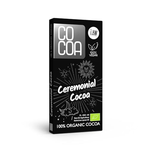 CO COA Zeremonielle Kakao Nibs 50g - Zuckerfreie Schokolade BIO - Schokolade ohne Zucker, Glutenfrei, Vegan - Aus ungerösteten Kakaobohnen - Ohne GMO, Palmöl und Konservierungsstoffe von Co coa