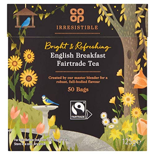 Co-op Irresistible English Breakfast Fairtrade Tea - 50 Beutel, 125g von Co-op